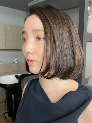 大人フラットボブ