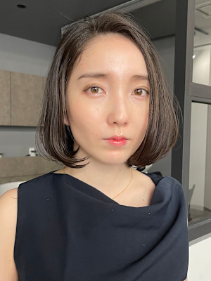 大人フラットボブ