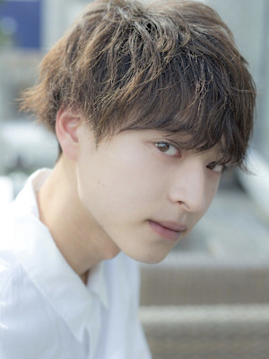 メンズカット　マッシュ　ニュアンスパーマ