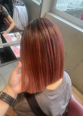 大人グラデーションブリーチカラー 30代40代