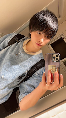 乾かしただけナチュラルメンズスタイル