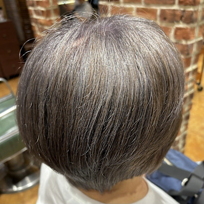 【さすだ】白髪が多ければ多いほど綺麗になる！透明感白髪ぼかし