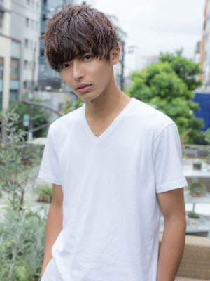 メンズカット　マッシュカット