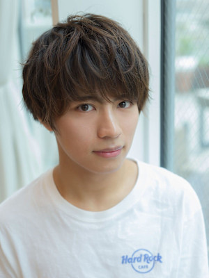 メンズカット　マッシュ　ニュアンスパーマ