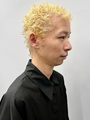 イージードリル　ドリルパーマ　抜きっぱなしブロンド　ブリーチ