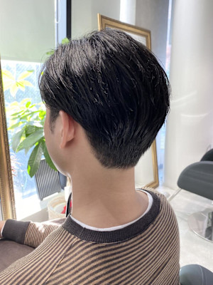 スタイリング簡単爽やかメンズショート