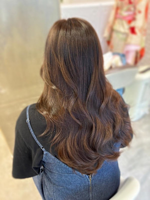 miu&清水大誠　韓国風　巻き髪