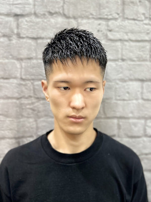 ビジネスヘア×おしゃれソフトモヒカン【理容室/フェード】