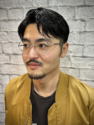 大人ビジネスヘア73パートスタイル【理容室】