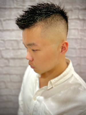 こだわりのソフトモヒカン【フェード】【床屋】