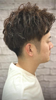 清潔感にこだわった大人アップバング！【理容室】