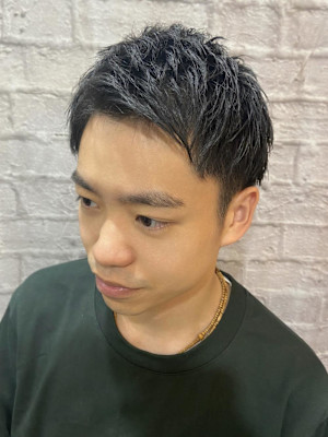 2ブロックアップバングショート