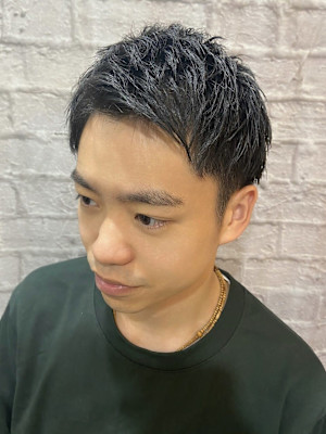 ビジネスツーブロックショート【床屋】【メンズ】