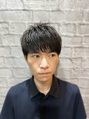 ビジネスマン×ナチュラルバング【理容室/完全個室】