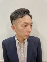 ビジネスマン七三分けツーブロショート【理容室】【七三分け】