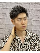 ショートビジネスアップバング【メンズヘアサロン】