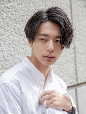 【小久保style】メンズカットツーブロックツイストウルフ