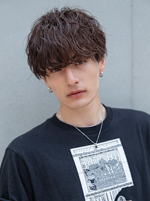 【小久保style】メンズカットツーブロックツイストウルフ