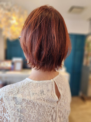 オレンジ×クビレボブ