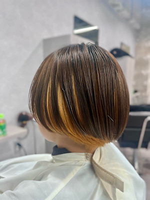 秋のインナーカラートレンド色☆ブリーチのみ