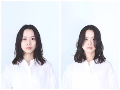 ステップボーンカットハイレイヤースタイル