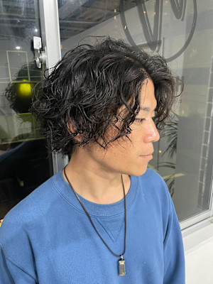 スパイラルパーマ