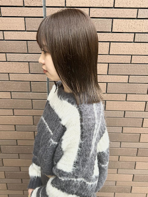 ボブ×ベージュブラウン☆