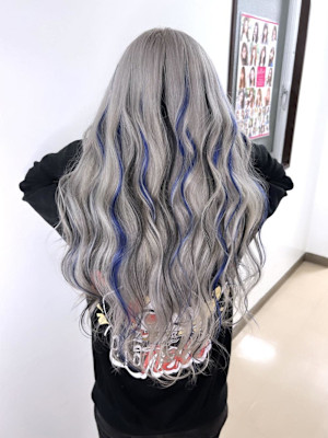 シルバー×ブラック×ブルー