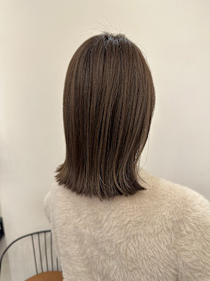 池袋 シークレットハイライト 透明感 切りっぱなしボブ♪
