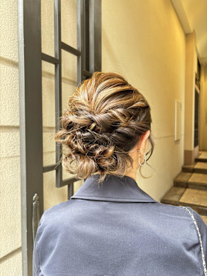 成人式ヘア/横浜ヘアアレンジ/振袖ヘア/パーティーヘア