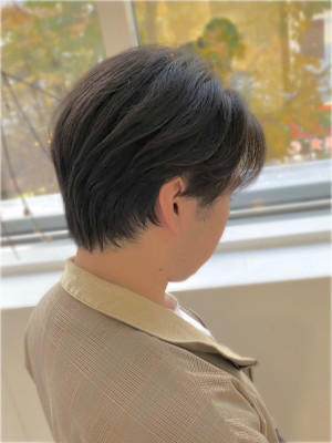 【SOLVER 南】ニュアンスパーマ/センターパート