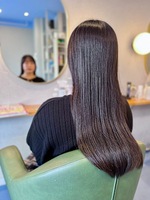 #フェミニンロング　#ツヤロング　#髪質改善
