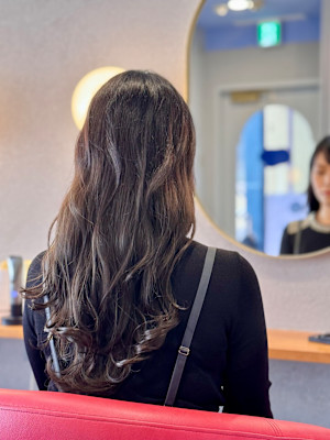 #くびれヘア　#こなれロング　#フェミニンロング