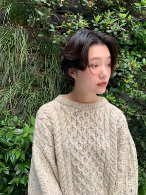 大人ショート/ニュアンスパーマ/20代30代/代官山/中目黒