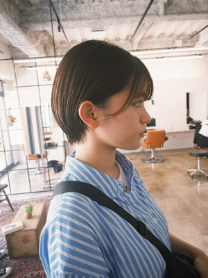 耳掛けショート