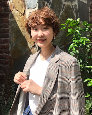 ニュアンスパーマ/ショートスタイル/30代/代官山/中目黒