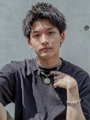 【小久保style】メンズカットツーブロックツイストウルフ