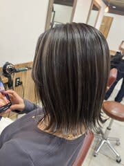 グレージュハイライト