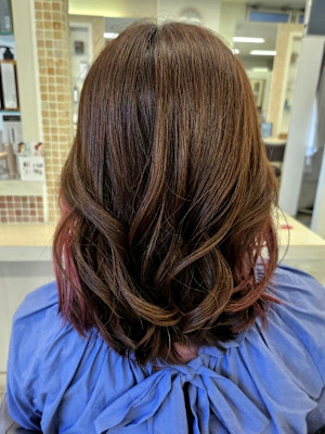 インナー×ピンクアッシュ