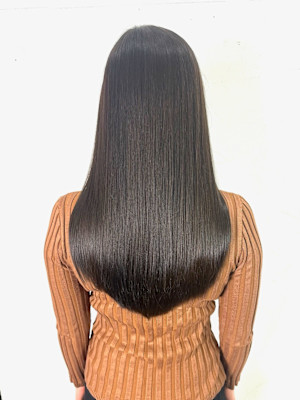 美髪ロングヘア