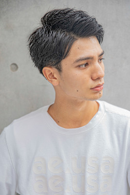 メンズ　パーマ　眉毛　ブリーチ　ツイストスパイラル　眉毛サロ