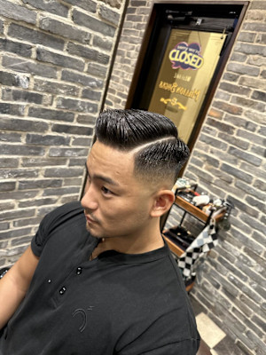 サイドパート/barber