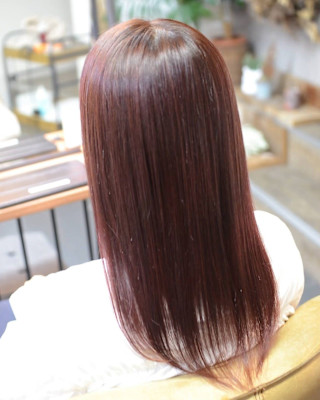 ピンクブラウンカラー