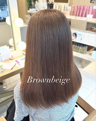 [aina]ブラウンベージュ/ブリーチ1回~