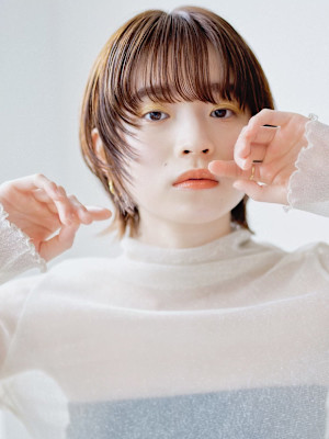 ショートレイヤー/ハイトーン/髪質改善