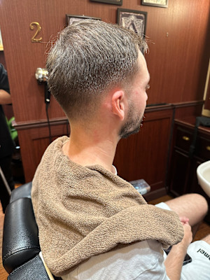 MEN'Sアッシュニュアンスパーマ韓国マッシュスペインカール