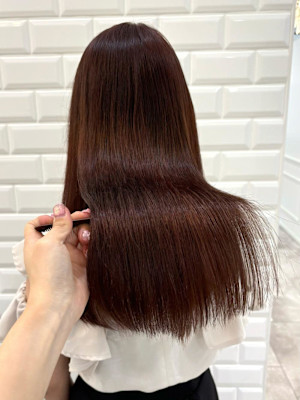 サブリミック髪質改善×ピンクカラー＊まゆ