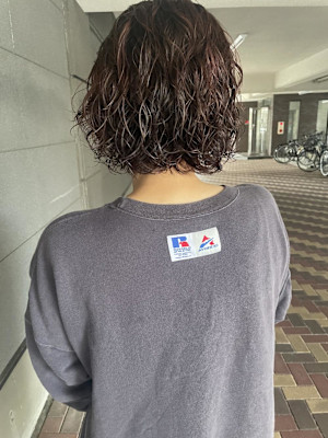 『カット/カラー/ナチュラルパーマ』