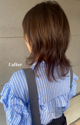 『カット/艶カラー』