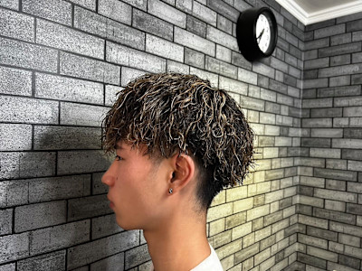 メッシュ＋カット＋ツイストスパイラルパーマ